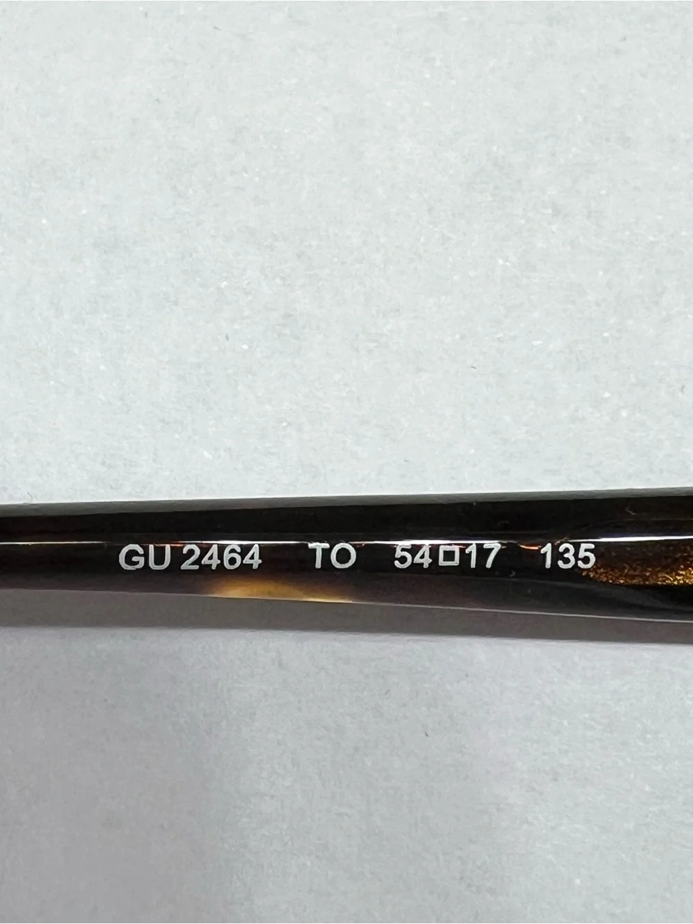 Guess 2464 Tortoiseshell Cat-Eye Glasses in Black-Brown